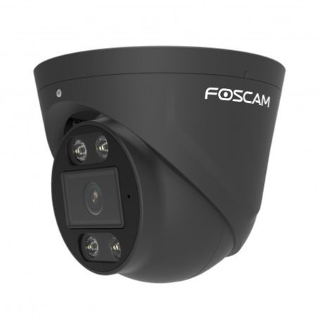 Foscam T8EP/B Cámara IP PoE, 8Mpx, Exterior, con Focos y Sirena, Audios Bidireccional, Negra