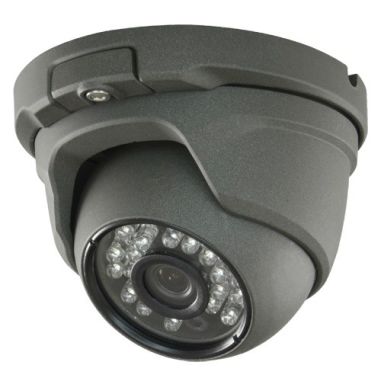 Cámara Domo 4 en 1 (HDCVI/HDTVI/AHD/CVBS)  720p HD exterior, optica fija 3.6mm y visión nocturna 20m