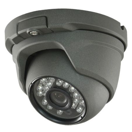 Cámara Domo 4 en 1 (HDCVI/HDTVI/AHD/CVBS)  720p HD exterior, optica fija 3.6mm y visión nocturna 20m