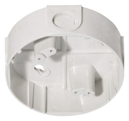 Zocalo Blanco De Superficie Para Tubo De Hasta 22mm Diametro Exterior