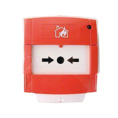 Pulsador de alarma direccionable, rearmable y con...