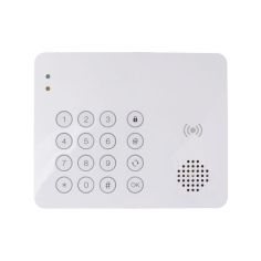 Teclado con sirena y lector NFC