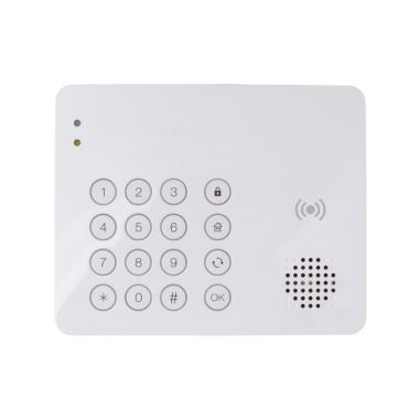 Teclado con sirena y lector NFC