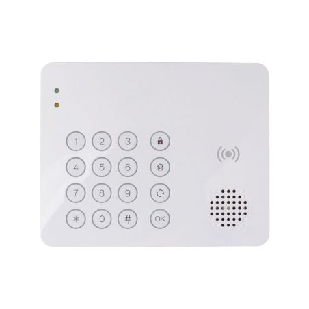 Teclado con sirena y lector NFC