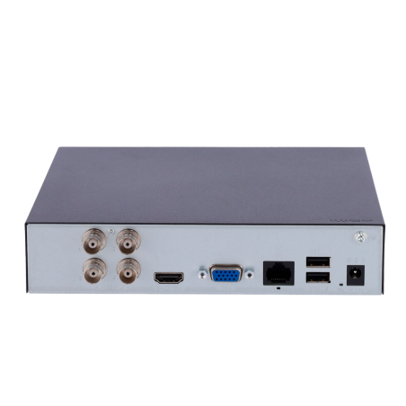 Kit de videovigilancia HD 1 cámara domo exterior óptica fija más grabador  de 4 canales.
