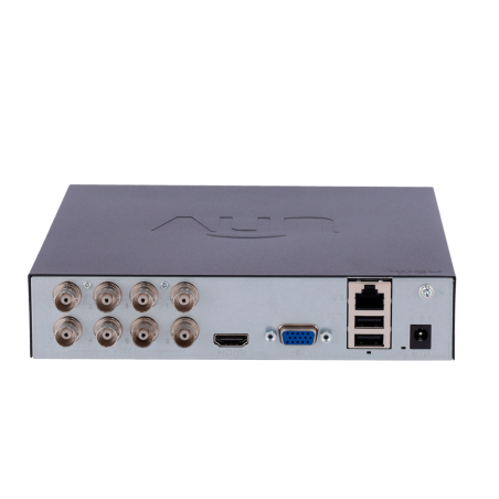 Kit de videovigilancia Full HD 8 cámaras domo cúpula óptica fija más grabador de 8 canales.