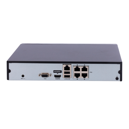 Grabador IP Hikvision Gama CORE  NVR de 4 canales 6Mpx