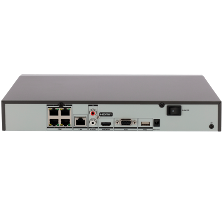 Grabador IP Hikvision Gama PRO NVR de 4 canales PoE 12Mpx