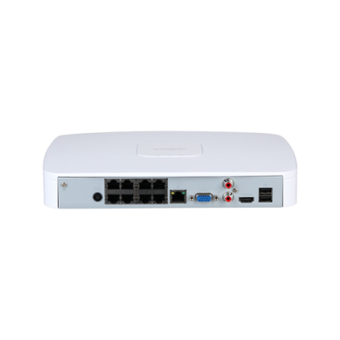 NVR IP Dahua de 8 canales y 8 PoE