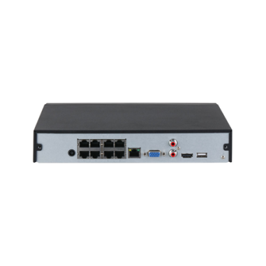 NVR IP WizSense de 8 canales con PoE