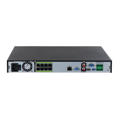 NVR IP WizSense de 8 canales con PoE