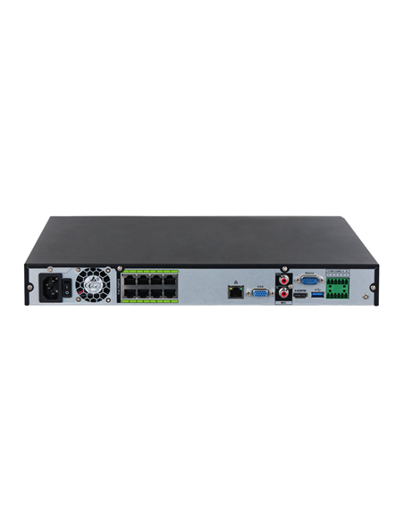 NVR IP WizSense de 8 canales con PoE