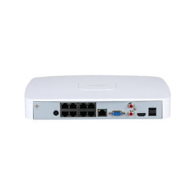 NVR IP Dahua de 16 canales con 8 PoE
