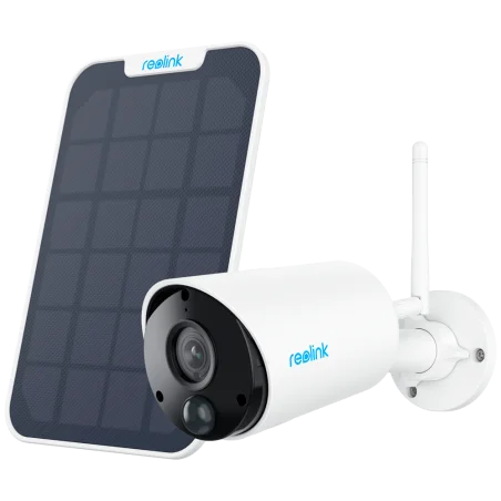 Reolink Cámara WiFi a Batería con Panel Solar 5MP IR 10 m / Sirena Detección PIR