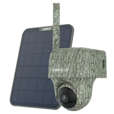 Reolink Cámara camuflaje a Batería con Panel Solar 4K 4G...