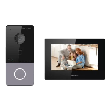 Kit de videoportero Hikvision tecnología IP &...