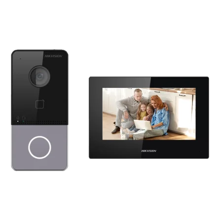 Kit de videoportero Hikvision tecnología IP & WiFi, Lector de tarjetas MF