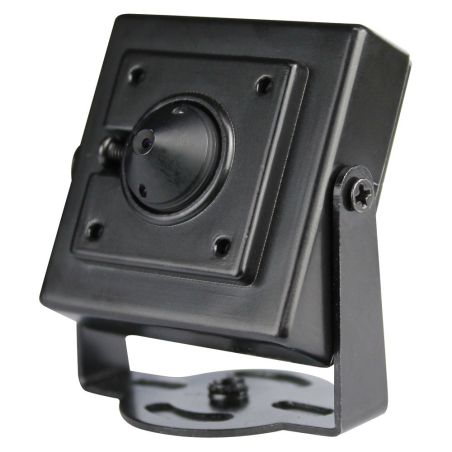 Mini-cámara 4 en 1(HDCVI/HDTVI/AHD/960H), 720p HD, óptica pinhole fija 3.7mm, 1.3Mpx, visión nocturna