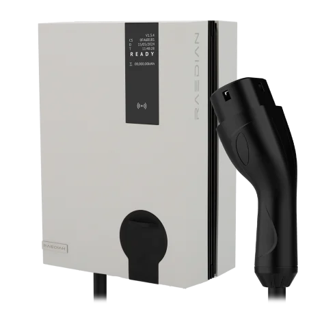Cargador para vehículos eléctricos Potencia 7,4 kW / 32A / Monofásica Conector tipo 2