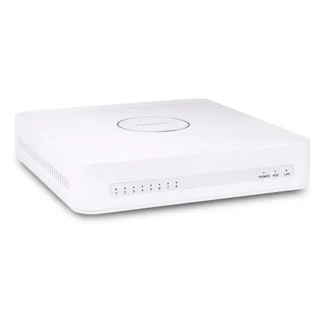 Grabador NVR Foscam FN8108HE 8-ch 5Mpx ( 1080p).PoE , App gratuita, ONVIF Blanco