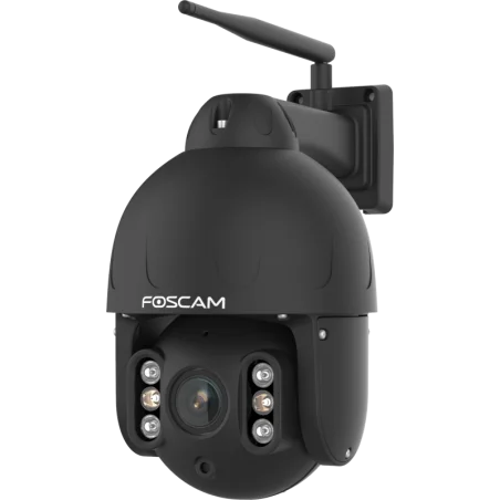 Foscam SD8P Cámara IP 8.0Mpx, WIFI, slot Micro SD, Zoom x4 - Visión nocturna hasta 50m. Auto-Tracking. Negra