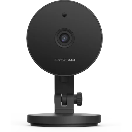 Foscam C5m Negra, 5,0mpx 110º Visión, Fija, Interior, Detección Movimiento Humana, Compatible Con Alexa, Slot Micro SD
