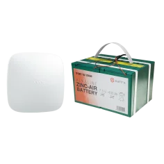 Kit Ajax de alarma autónomo Hub 2 de 6V y batería larga...