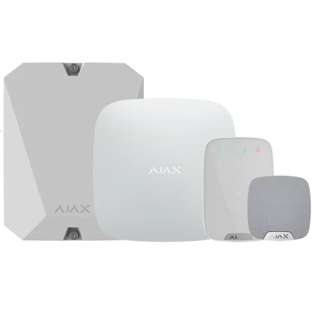 Kit de Alarma Ajax Certificado Grado 2 Comunicación Ethernet y GPRS Inalámbrico 868 MHz Jeweller