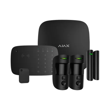 Kit de alarma Ajax negro Certificado Grado 2...
