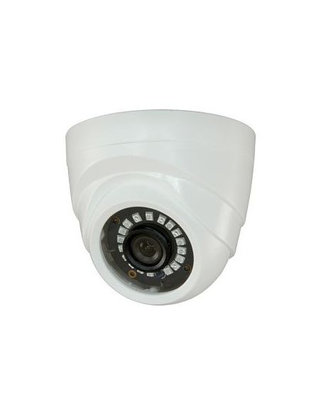 Kit de videovigilancia hd 8 cámaras domo interior óptica fija más grabador  de 8 canales.
