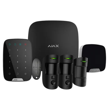 Kit de alarma Ajax negro Certificado Grado 2...