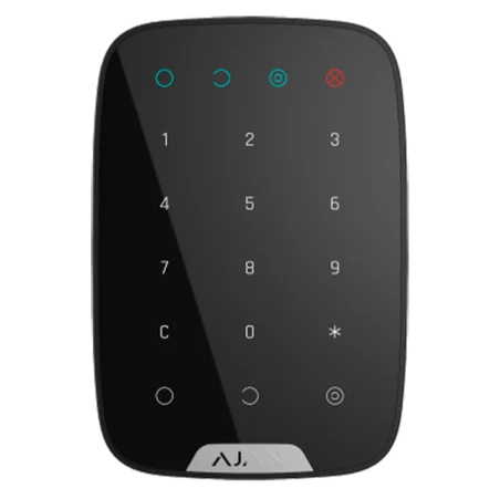Kit de alarma Ajax negro Certificado Grado 2 Comunicación Ethernet y dual SIM 4G/3G Inalámbrico 868 MHz Jeweller y Wings