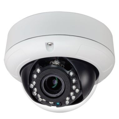Cámara Domo 4 en 1 (HDCVI/HDTVI/AHD/CVBS)  720p HD, exterior, óptica varifocal 2.8 ~ 12mm, visión nocturna 25m