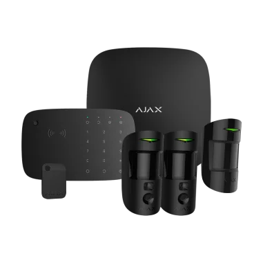 Kit de alarma Ajax negro Certificado Grado 2...