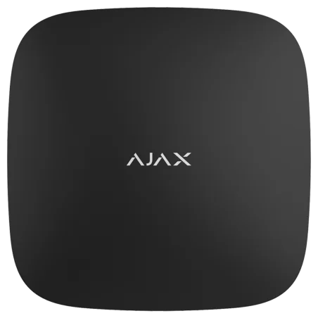 Kit de alarma Ajax negro Certificado Grado 2 Comunicación Ethernet y dual SIM 4G/3G Inalámbrico 868 MHz Jeweller y Wings
