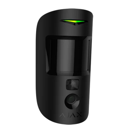 Kit de alarma Ajax negro Certificado Grado 2 Comunicación Ethernet y dual SIM GPRS Inalámbrico 868 MHz Jeweller y Wings