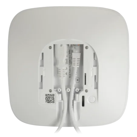 Central de alarma Ajax blanca Certificado Grado 2 Comunicación Ethernet y GPRS