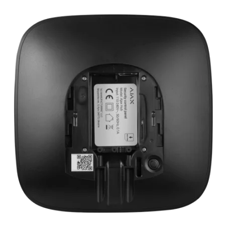Central de alarma Ajax negra Certificado Grado 2 Comunicación Ethernet y GPRS
