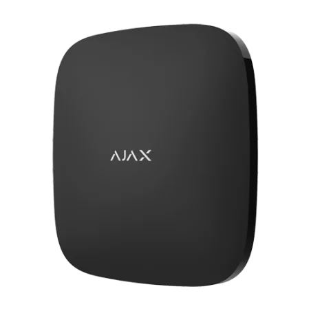 Central de alarma Ajax negra Certificado Grado 2 Comunicación Ethernet y GPRS
