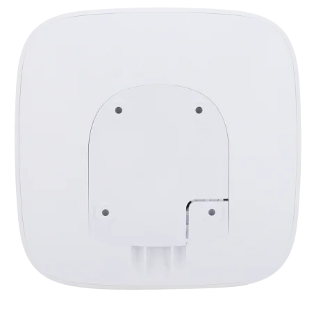 Central de alarma Ajax blanca Grado 2 Funcionamiento autónomo 6 V DC Comunicación Ethernet y dual SIM GPRS