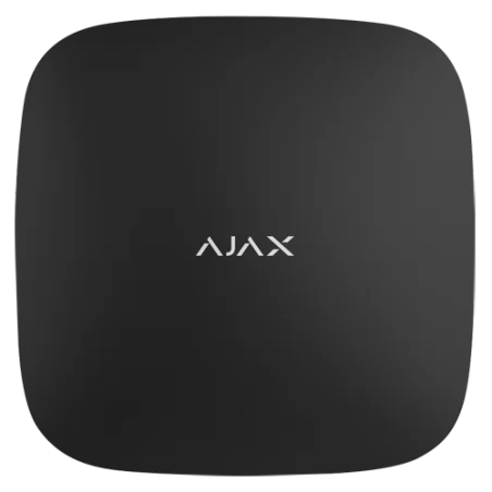 Central de alarma Ajax negra Grado 2 Comunicación Ethernet y dual SIM 4G