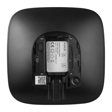 Central de alarma Ajax negra Grado 2 Comunicación Ethernet y dual SIM 4G
