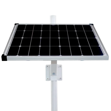 Sistema alimentación autónoma CCTV solar 80W...