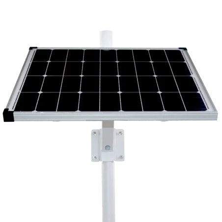 Sistema alimentación autónoma CCTV solar 80W LiFePo4 512Wh AC/DC