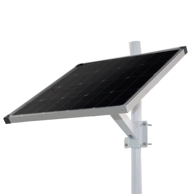 Sistema alimentación autónoma CCTV solar 80W...