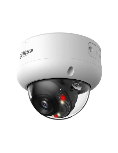 Domo IP Dahua WizSense 6MP con Smart Dual Light 30m para exterior