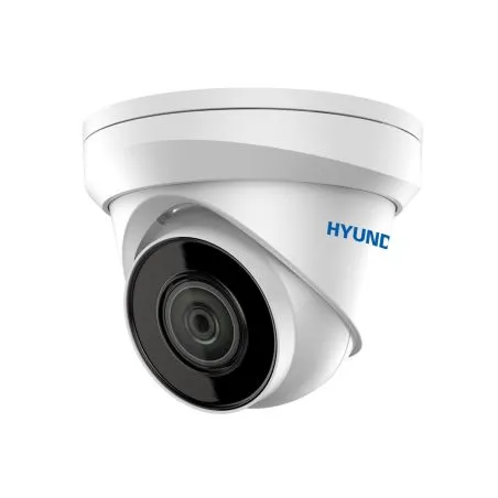 Domo fijo IP PoE, Hyundai, Óptica fija, 2Mpx, Exterior Smart Light de 30m
