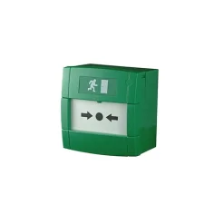 Pulsador Salida Emergencia Verde Notifier Superficie...