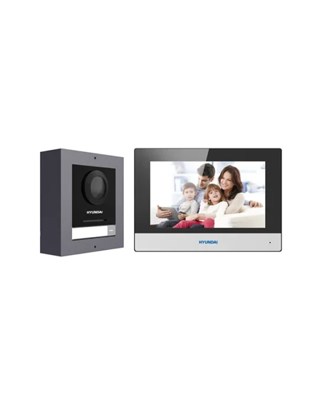 Kit videoportero IP WiFi HYUNDAI con monitor 7"