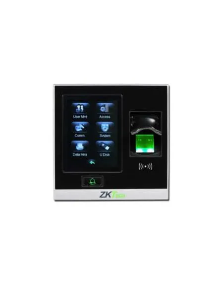 Terminal Biométrico Control Acceso Presencia ZKTeco SF420 RFID Huella